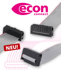 Neu: Konfektionierte Flachbandkabel von econ connect